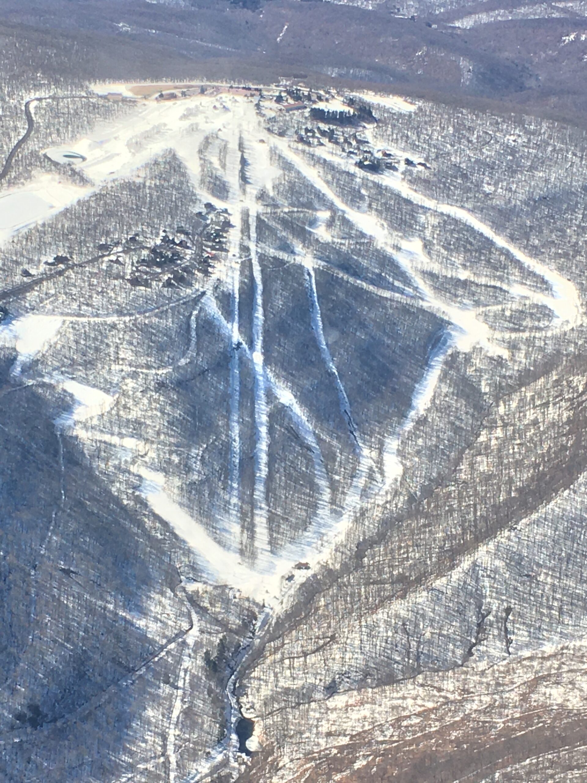 Blue Knob Ski Resort Aerial Photo